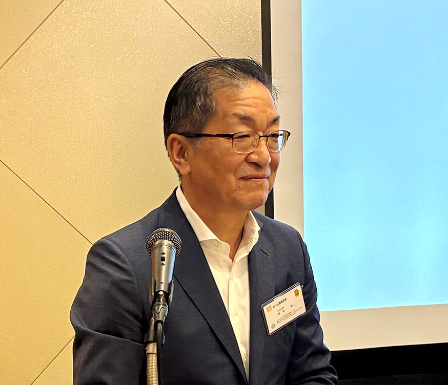 時松会長代表理事の画像